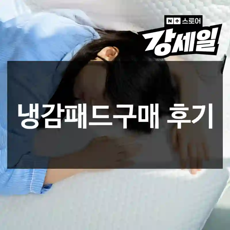 냉감패드구매 후기