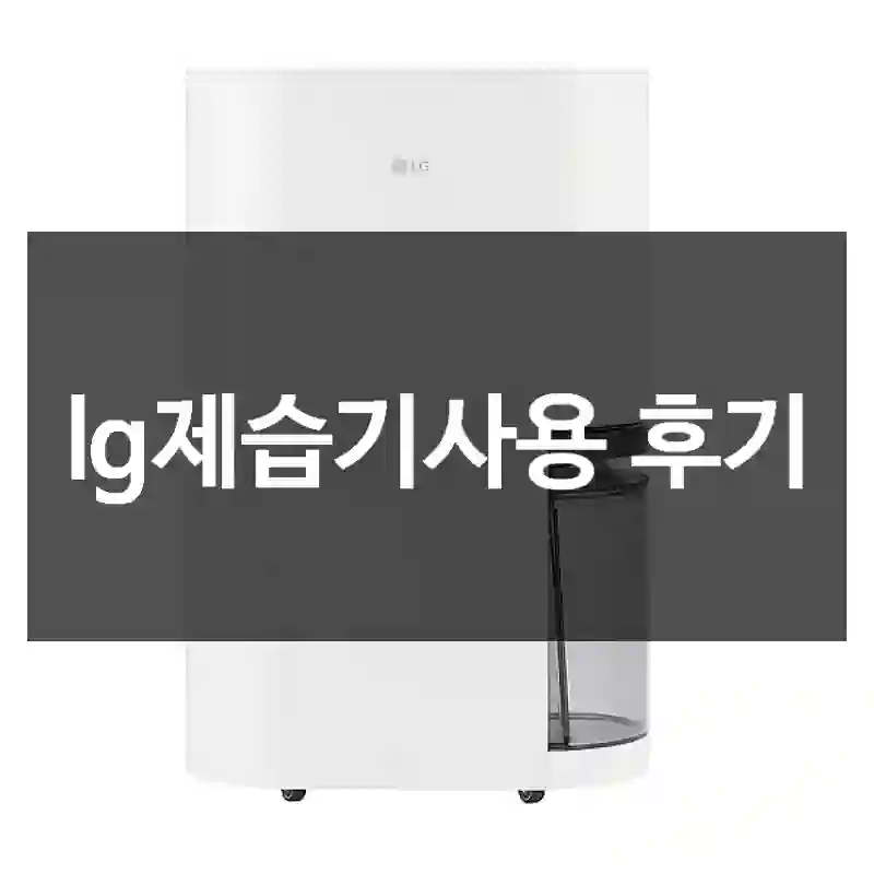 lg제습기사용 후기