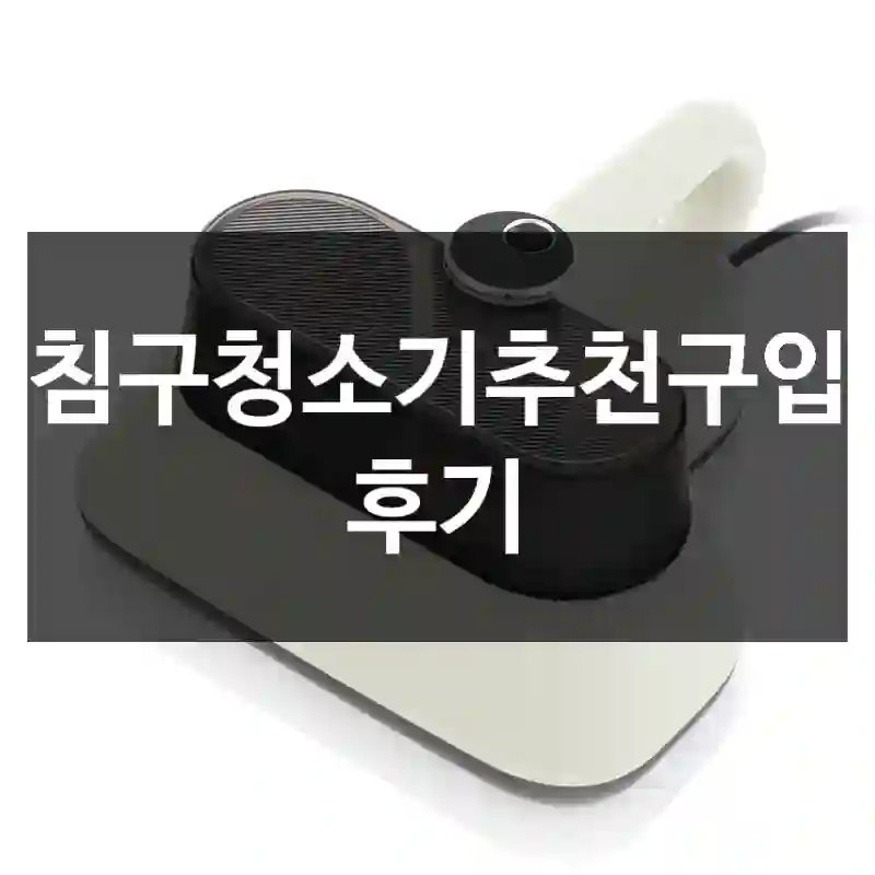 침구청소기추천구입 후기