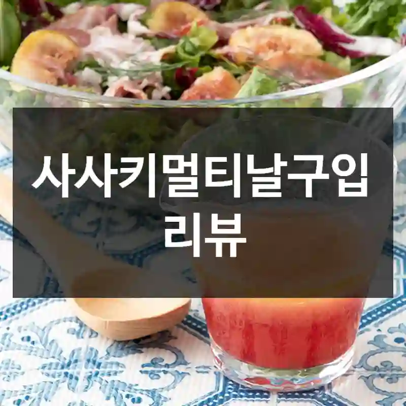 사사키멀티날구입 리뷰
