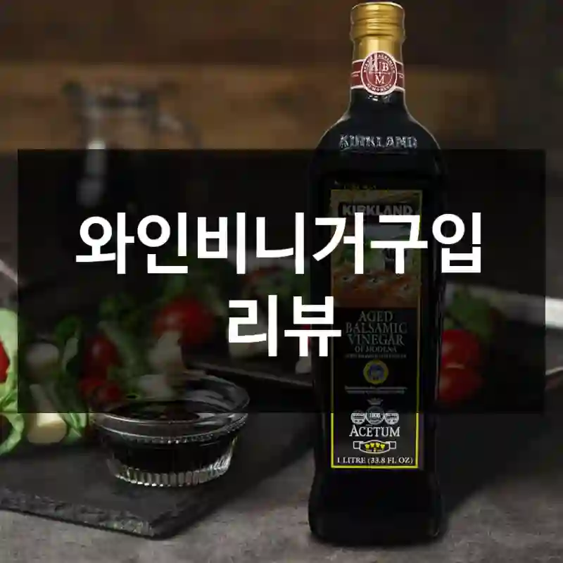 와인비니거구입 리뷰