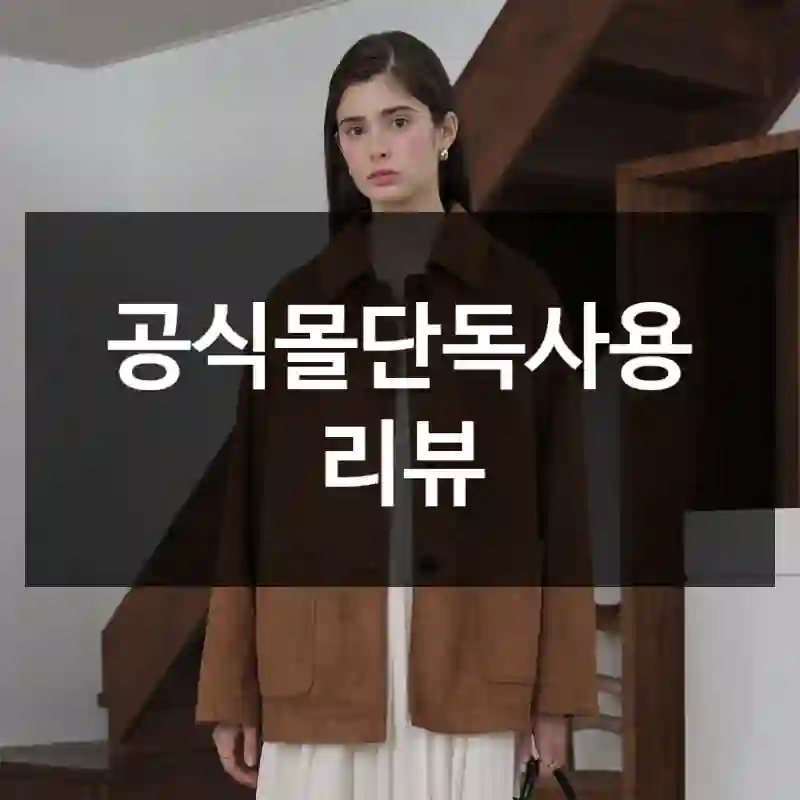 공식몰단독사용 리뷰