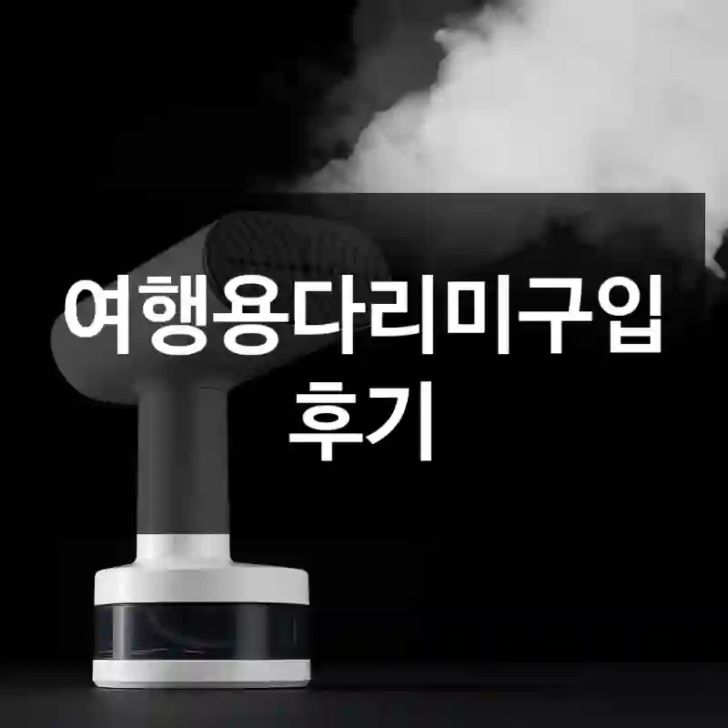 여행용다리미구입 후기