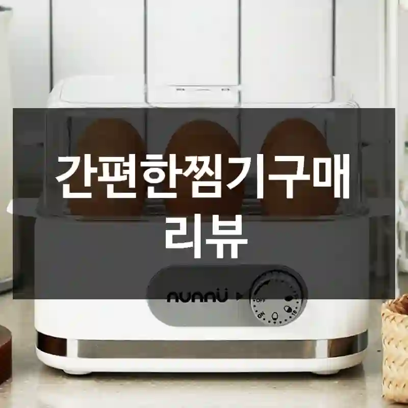 간편한찜기구매 리뷰