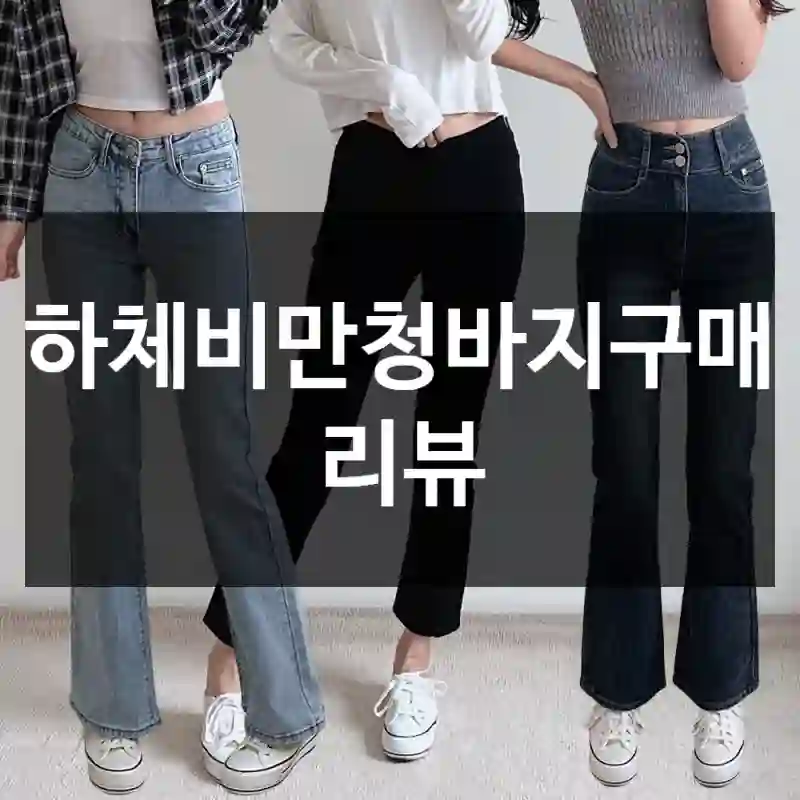 하체비만청바지구매 리뷰