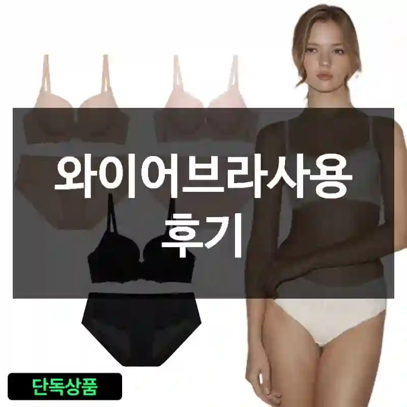 와이어브라사용 후기