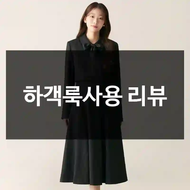 하객룩사용 리뷰