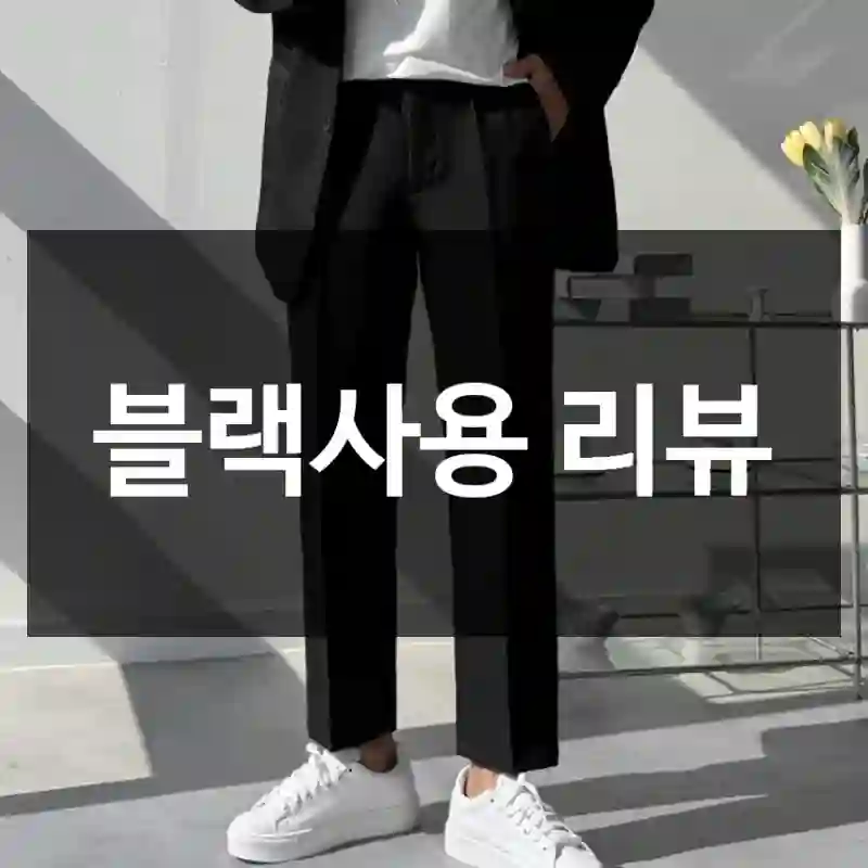 블랙사용 리뷰