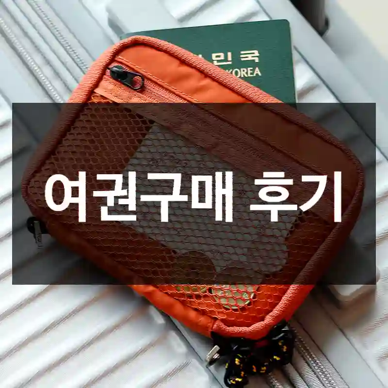 여권구매 후기