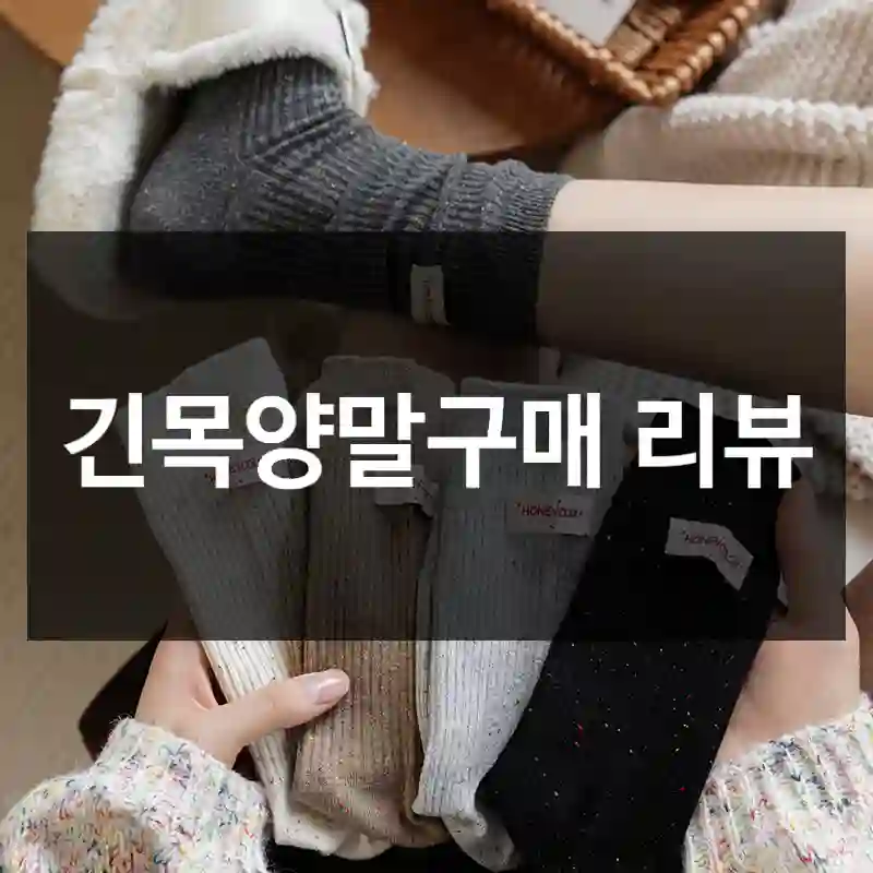 긴목양말구매 리뷰