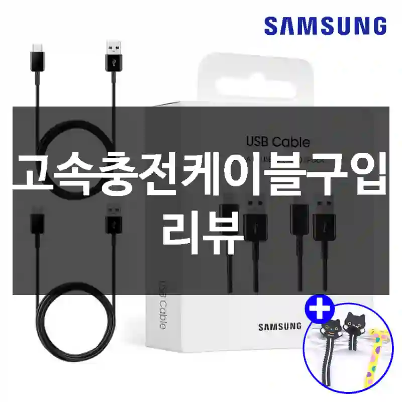 고속충전케이블구입 리뷰