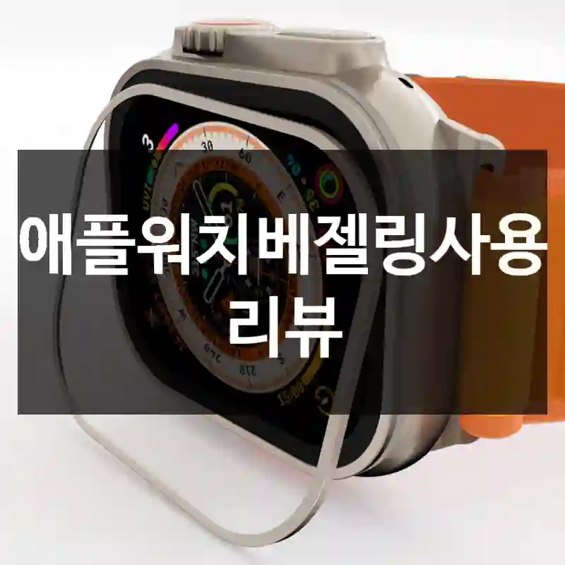 애플워치베젤링사용 리뷰
