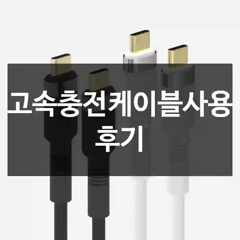 고속충전케이블사용 후기