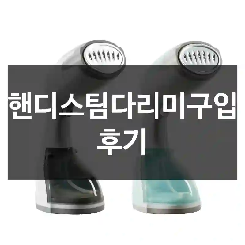 핸디스팀다리미구입 후기