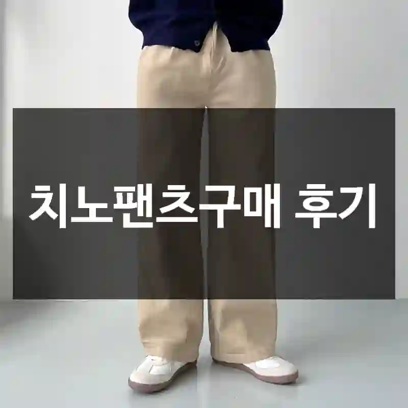 치노팬츠구매 후기