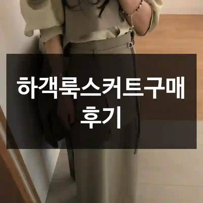 하객룩스커트구매 후기
