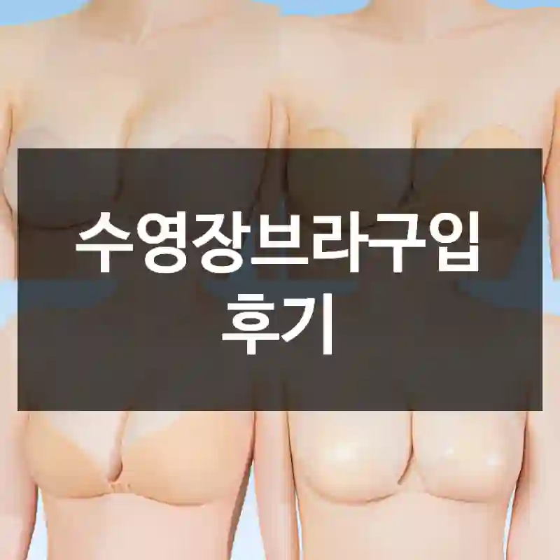 수영장브라구입 후기
