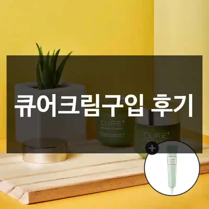 큐어크림구입 후기