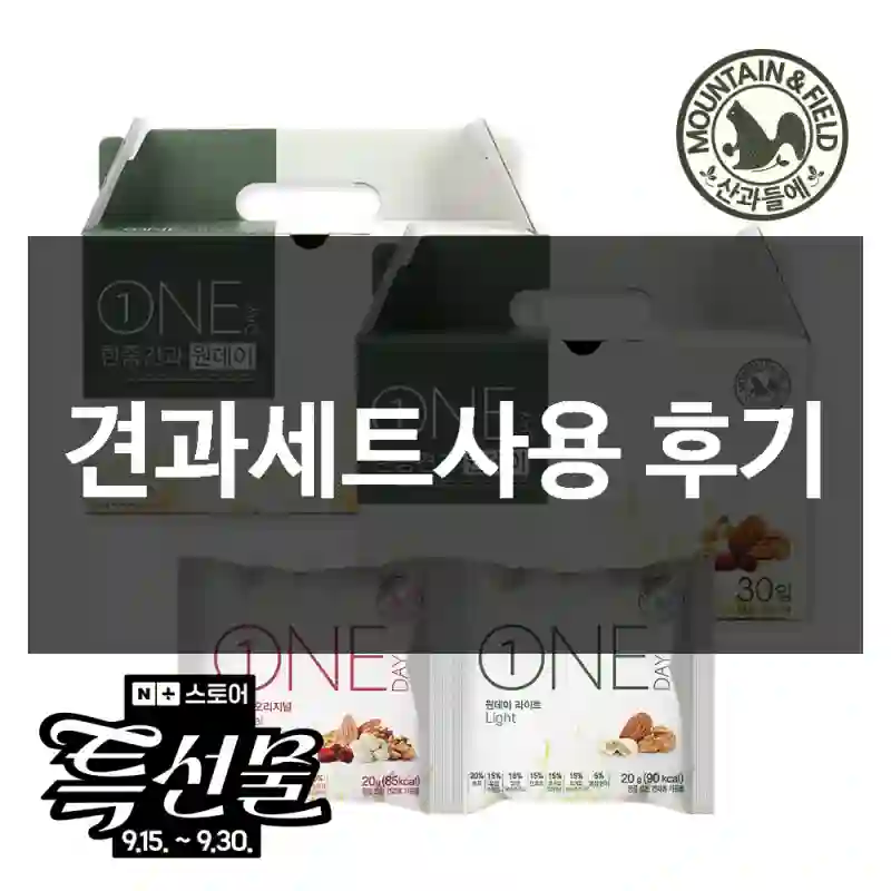 견과세트사용 후기