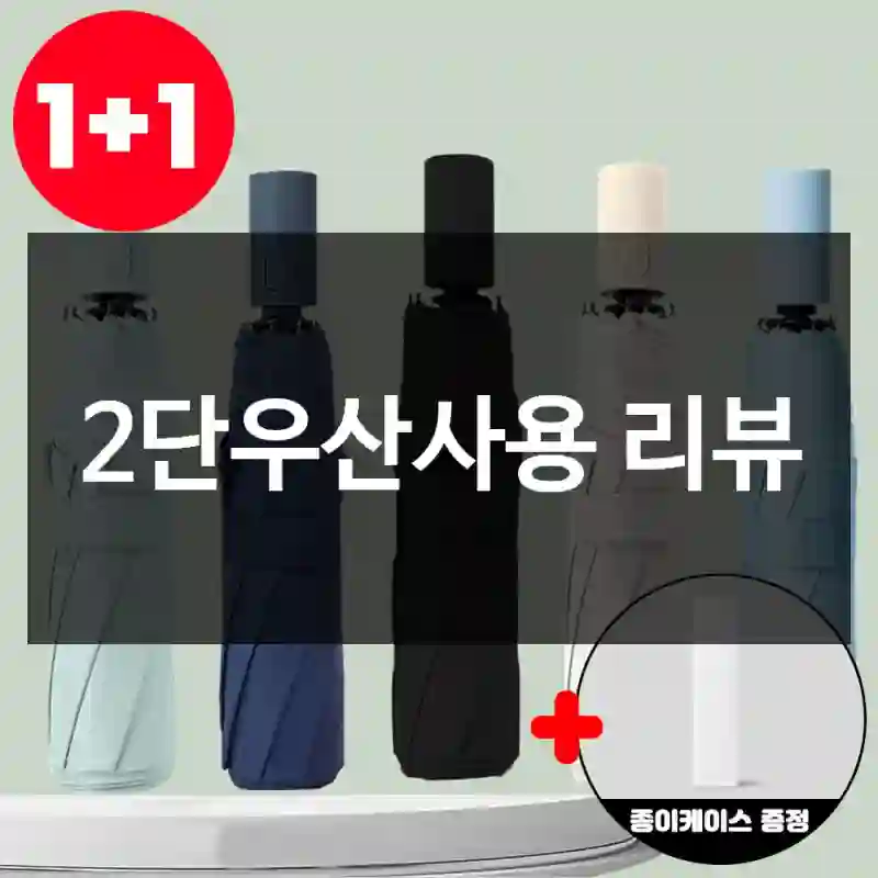 2단우산사용 리뷰
