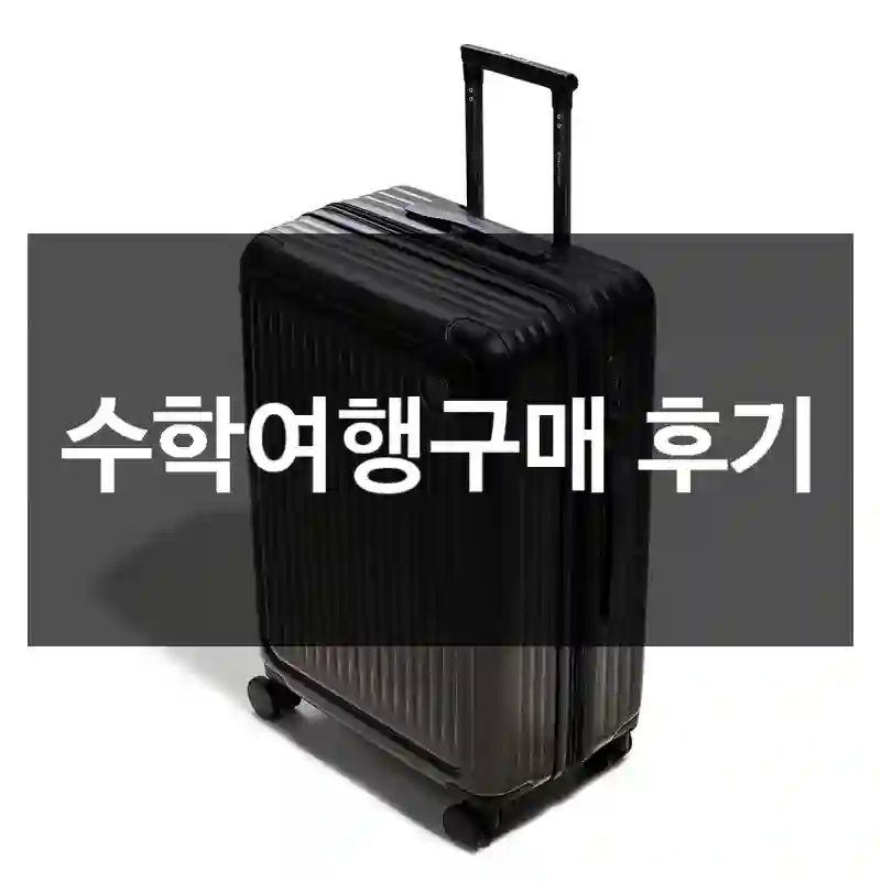 수학여행구매 후기