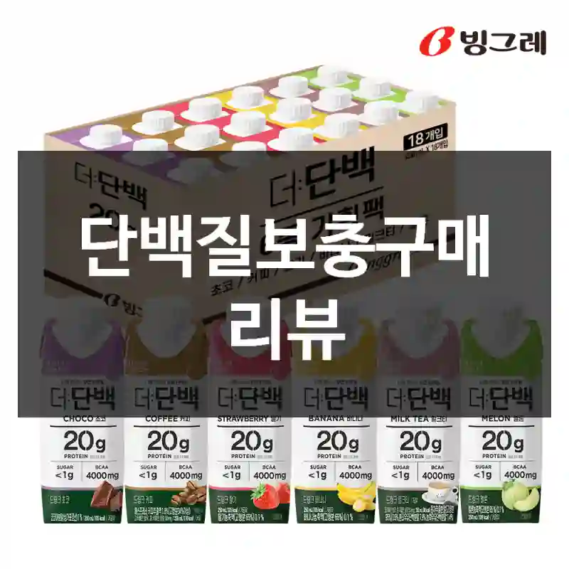 단백질보충구매 리뷰