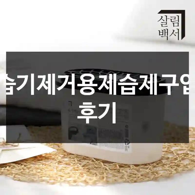 습기제거용제습제구입 후기