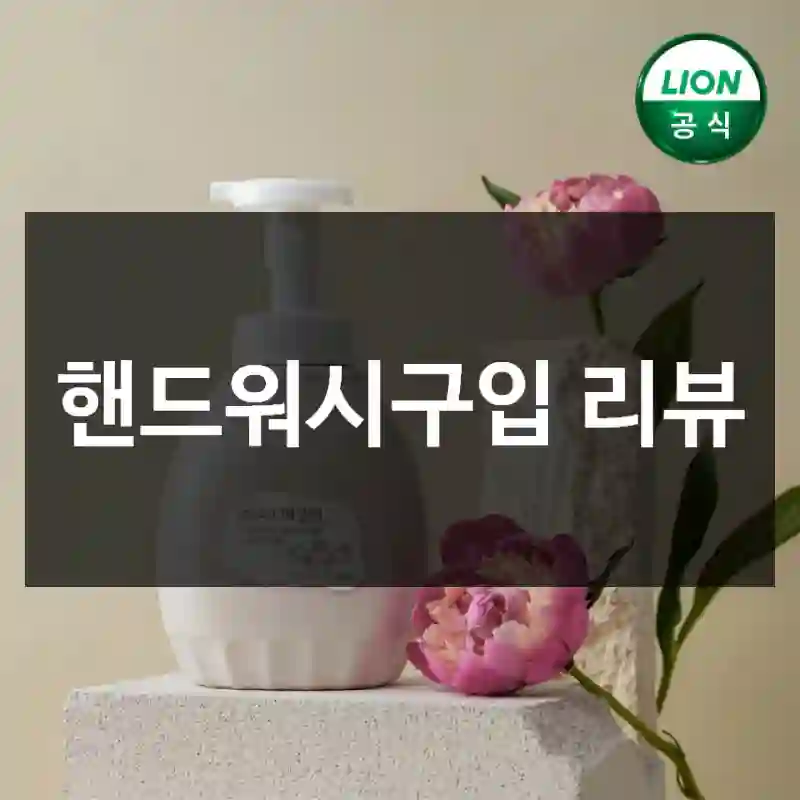 핸드워시구입 리뷰