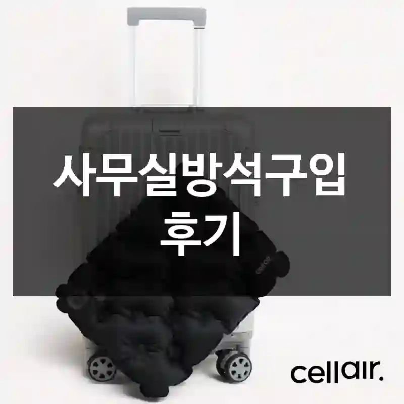 사무실방석구입 후기