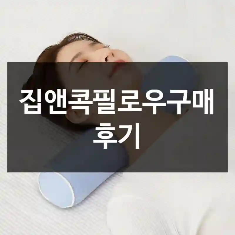 집앤콕필로우구매 후기