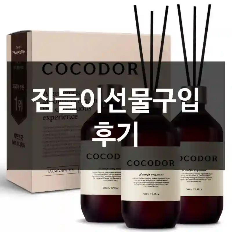 집들이선물구입 후기