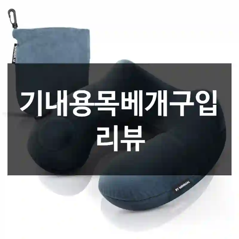 기내용목베개구입 리뷰